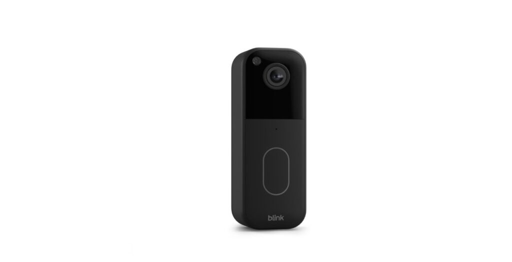 Blink Video Doorbell Add-On installed next to a home entrance