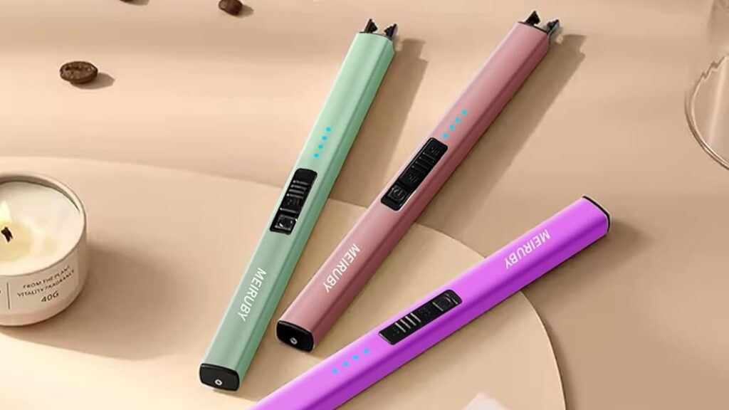 MEIRUBY Electric Candle Lighter Review: Elegant, Rechargeable, and Windproof