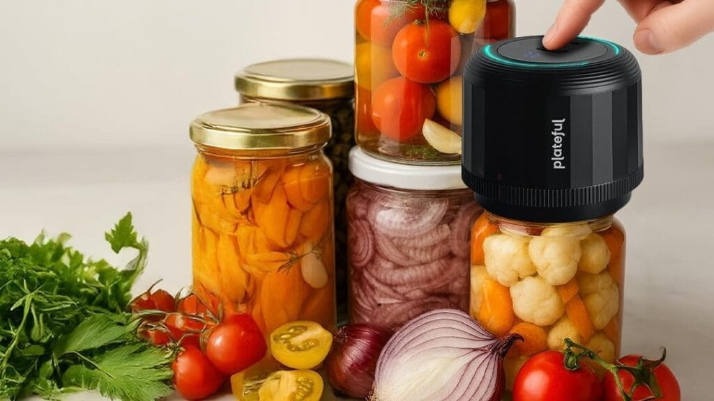 Plateful Electric Mason Jar Vacuum Sealer Kit Review β Keep Your Food Fresh Longer! π₯«β¨