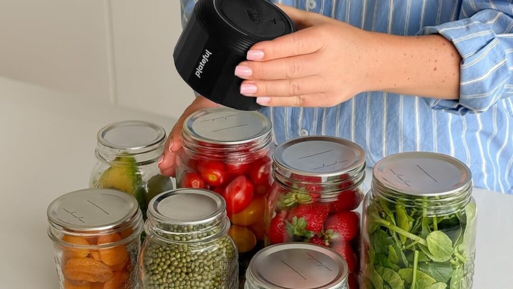 Plateful Electric Mason Jar Vacuum Sealer Kit Review – Keep Your Food Fresh Longer! 🥫✨